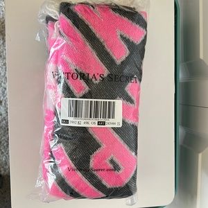 Victoria’s Secret Pink blanket fringe wrap/scarf, never opened